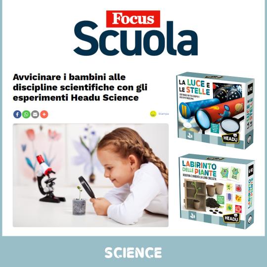 HEADU Science su Focus Scuola