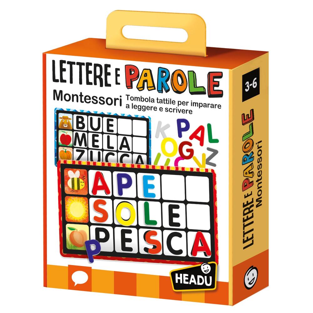 “Lettere e Parole”: una tombola tattile ispirata al metodo Montessori